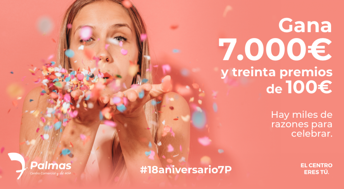 ¡El Centro Comercial y de Ocio 7 Palmas sortea 7.000€!